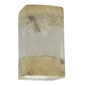 Justice Designs - CER-0950W-TRAG-LED1-1000 - LED Lantern - Ambiance - Greco Travertine