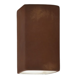 Justice Designs - CER-0955-RRST-LED2-2000 - LED Lantern - Ambiance - Real Rust