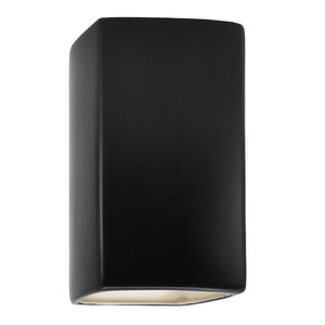 Justice Designs - CER-0955W-CRB - Lantern - Ambiance - Carbon - Matte Black