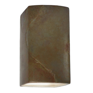 Justice Designs - CER-0955W-SLTR - Lantern - Ambiance - Tierra Red Slate