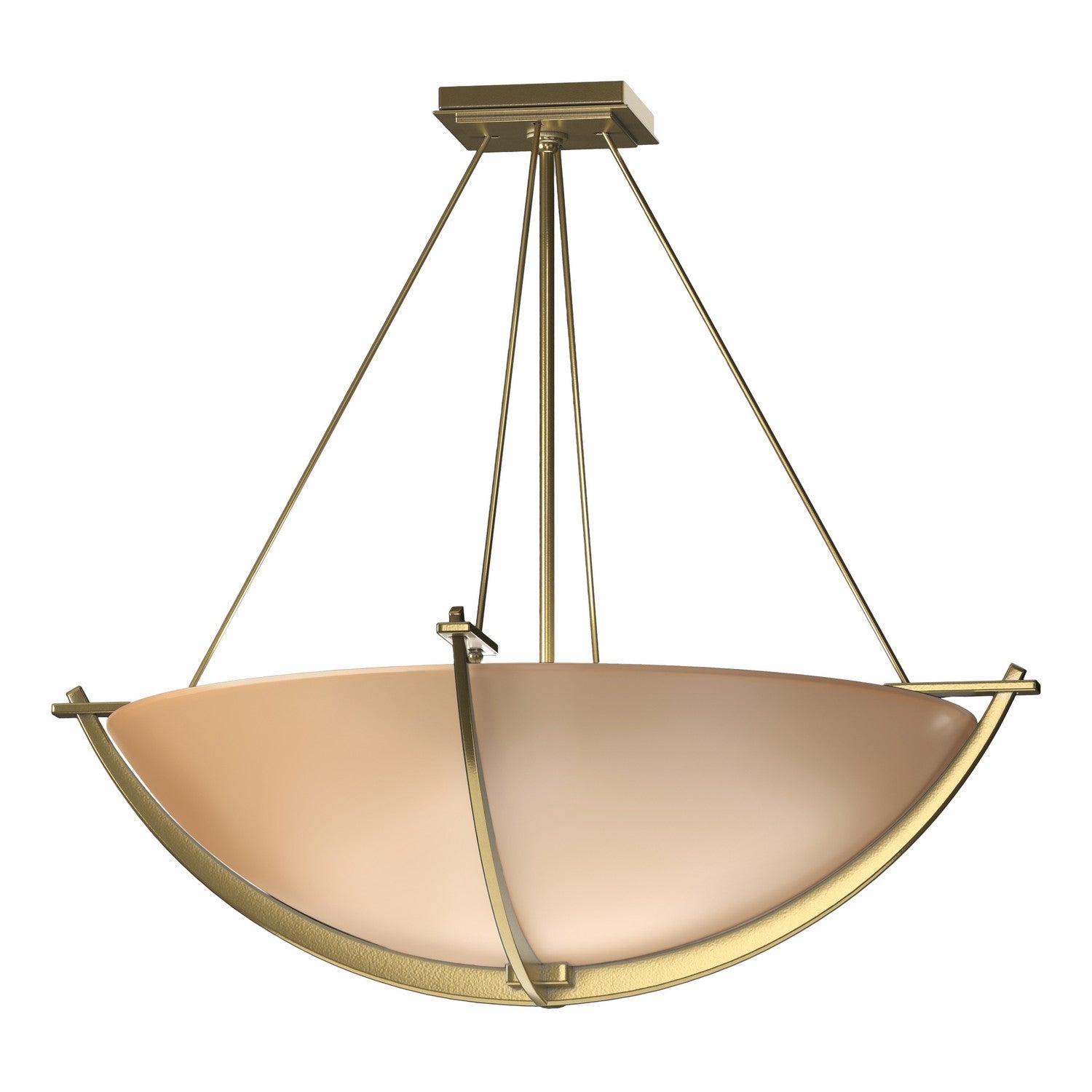 Hubbardton Forge - 124560-SKT-89-SS0054 - Compass Large Semi-Flush - Compass - Ink