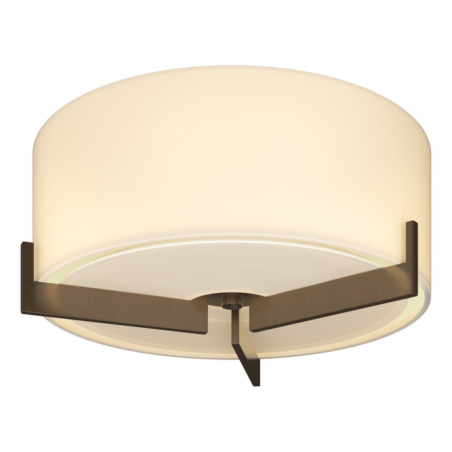 Hubbardton Forge - 126401-SKT-05-GG0218 - One Light Semi-Flush Mount - Axis - Bronze