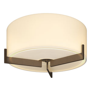 Hubbardton Forge - 126401-SKT-05-GG0218 - One Light Semi-Flush Mount - Axis - Bronze