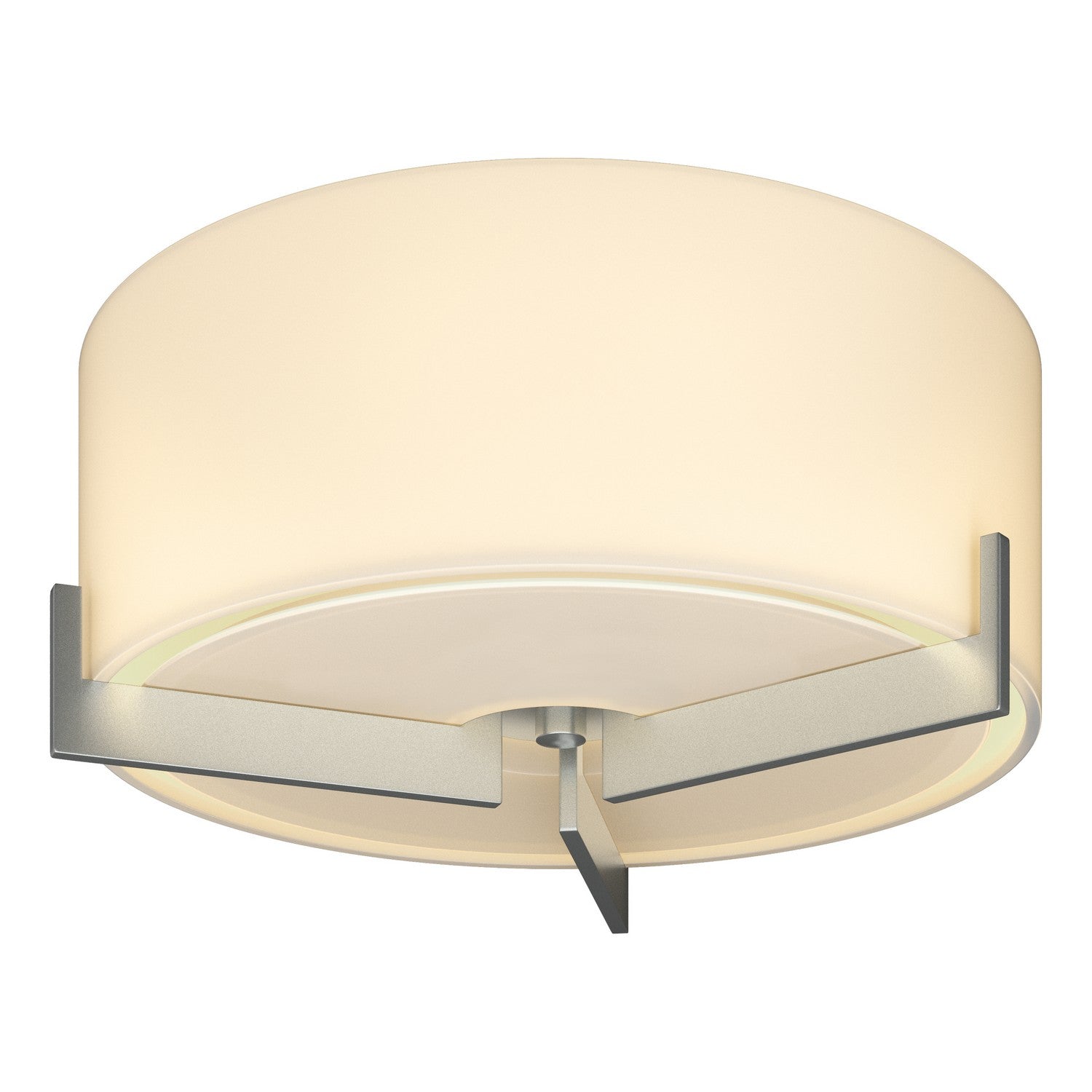 Hubbardton Forge - 126401-SKT-82-GG0218 - One Light Semi-Flush Mount - Axis - Vintage Platinum