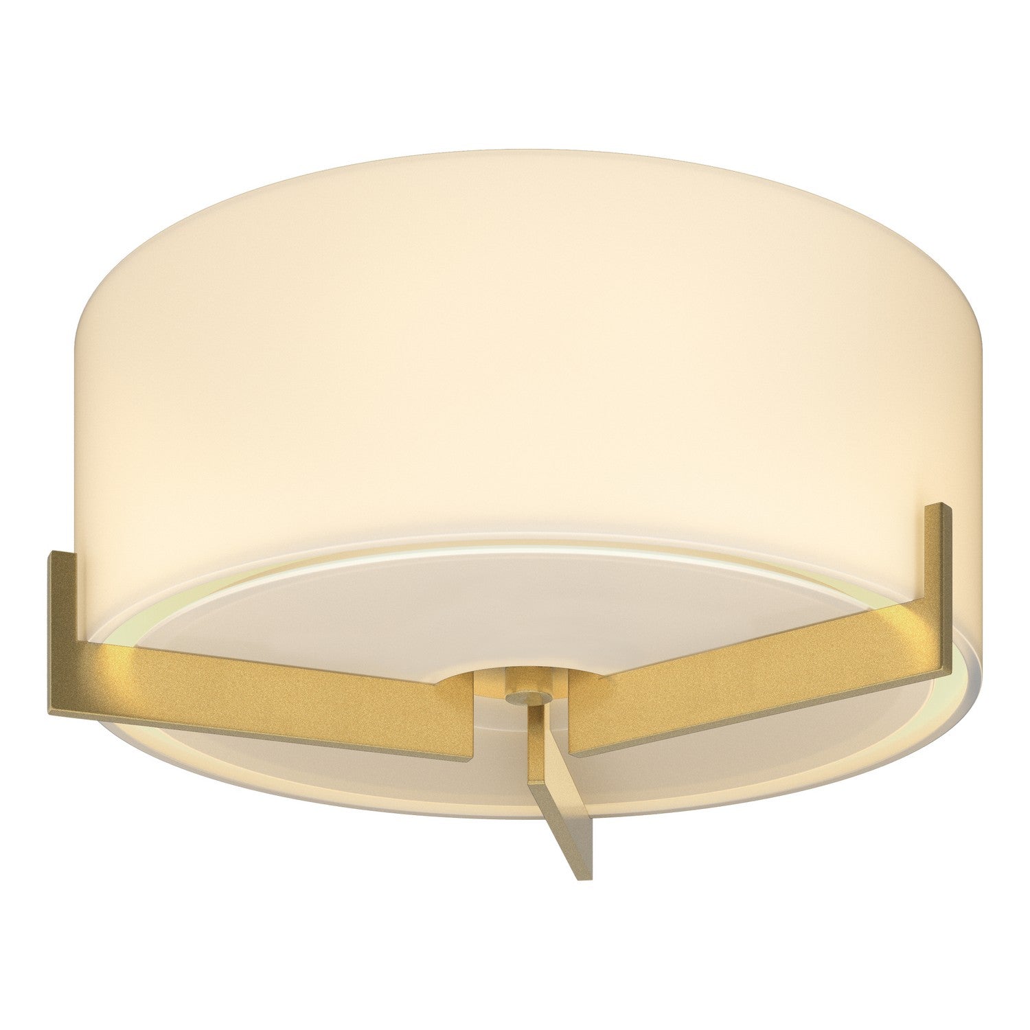 Hubbardton Forge - 126401-SKT-86-GG0218 - One Light Semi-Flush Mount - Axis - Modern Brass