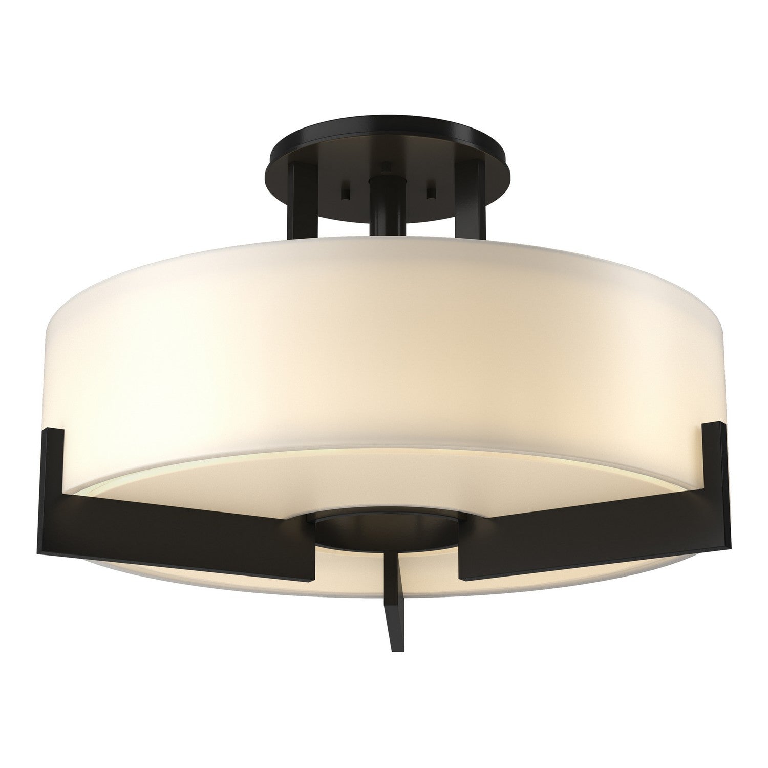 Hubbardton Forge - 126403-SKT-10-GG0216 - Axis Semi-Flush - Axis - Black