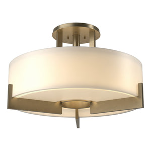 Hubbardton Forge - 126403-SKT-84-GG0216 - Three Light Semi-Flush Mount - Axis - Soft Gold