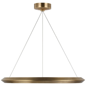 Visual Comfort Signature - PB 5150NB - LED Chandelier - Encircle - Natural Brass