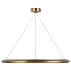 Visual Comfort Signature - PB 5151NB - LED Chandelier - Encircle - Natural Brass