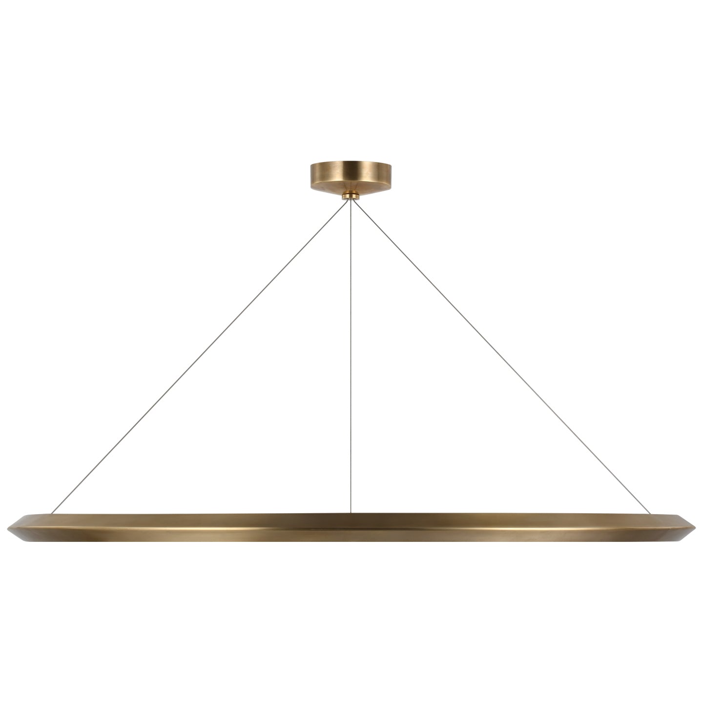 Visual Comfort Signature - PB 5152NB - LED Chandelier - Encircle - Natural Brass