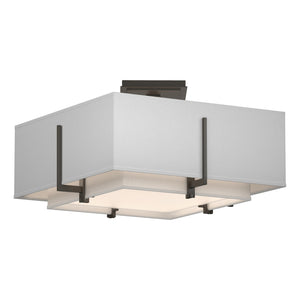 Hubbardton Forge - 126507-SKT-07-SF1205-SF1605 - Two Light Semi-Flush Mount - Exos - Dark Smoke