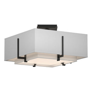 Hubbardton Forge - 126507-SKT-10-SF1205-SF1605 - Two Light Semi-Flush Mount - Exos - Black