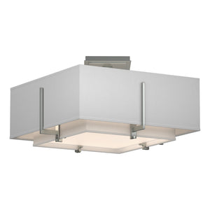 Hubbardton Forge - 126507-SKT-82-SF1205-SF1605 - Two Light Semi-Flush Mount - Exos - Vintage Platinum