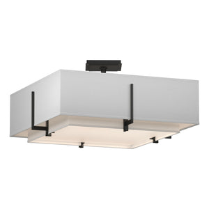 Hubbardton Forge - 126510-SKT-10-SF1605-SF2012 - Four Light Semi-Flush Mount - Exos - Black