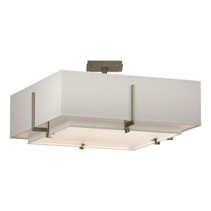 Hubbardton Forge - 126510-SKT-84-SF1605-SE2012 - Four Light Semi-Flush Mount - Exos - Soft Gold