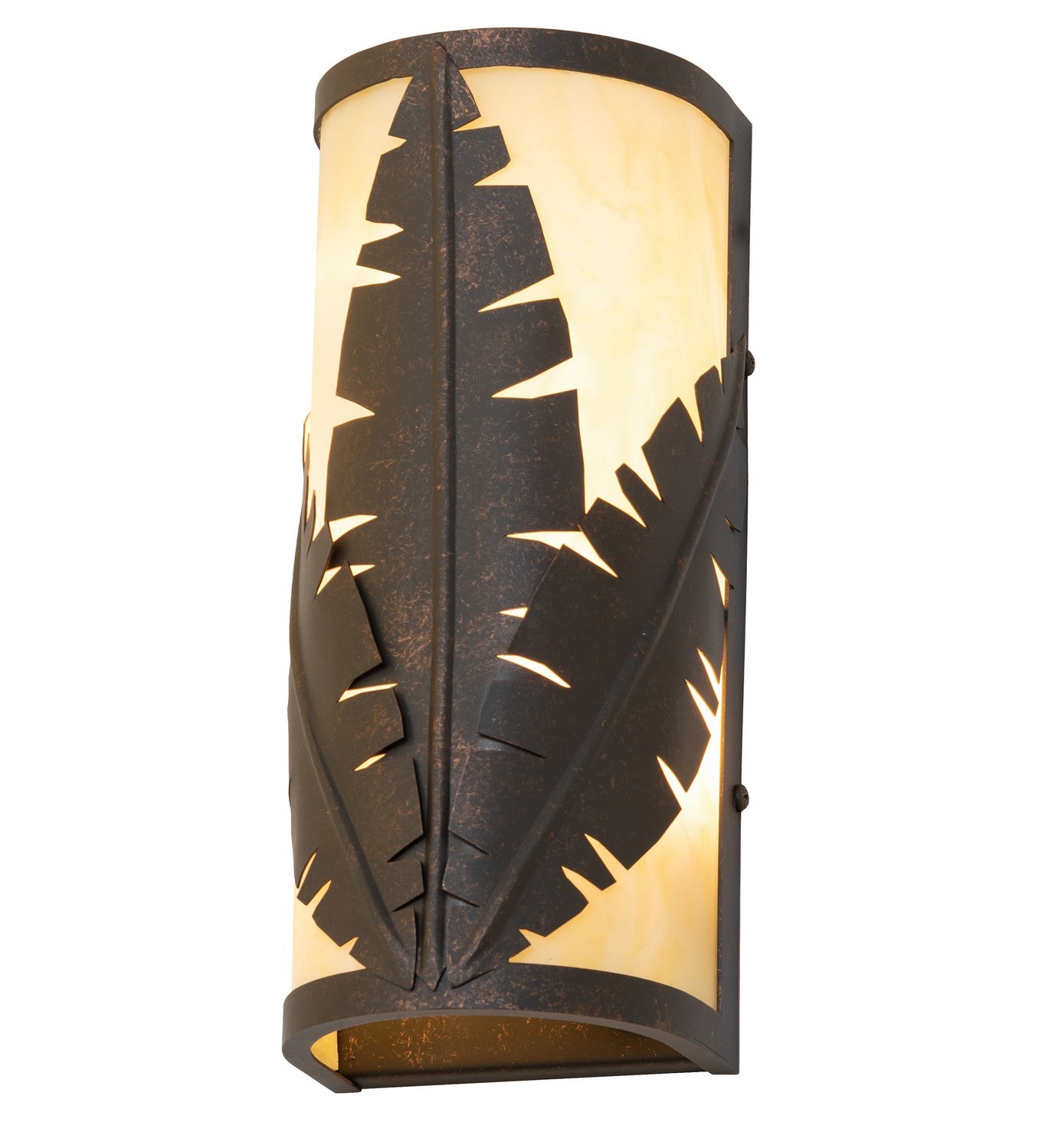 Meyda Tiffany - 146549 - Two Light Wall Sconce - Tiki - Gilded Tobacco