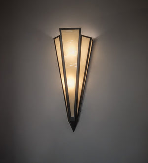 Meyda Tiffany - 255754 - Two Light Wall Sconce - Brum - Textured Black