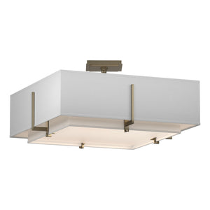 Hubbardton Forge - 126510-SKT-84-SF1605-SF2012 - Four Light Semi-Flush Mount - Exos - Soft Gold