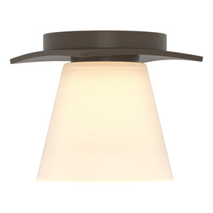 Hubbardton Forge - 126601-SKT-05-GG0242 - One Light Semi-Flush Mount - Wren - Bronze