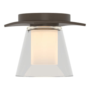 Hubbardton Forge - 126601-SKT-05-ZU0284 - One Light Semi-Flush Mount - Wren - Bronze