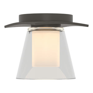 Hubbardton Forge - 126601-SKT-07-ZU0284 - One Light Semi-Flush Mount - Wren - Dark Smoke