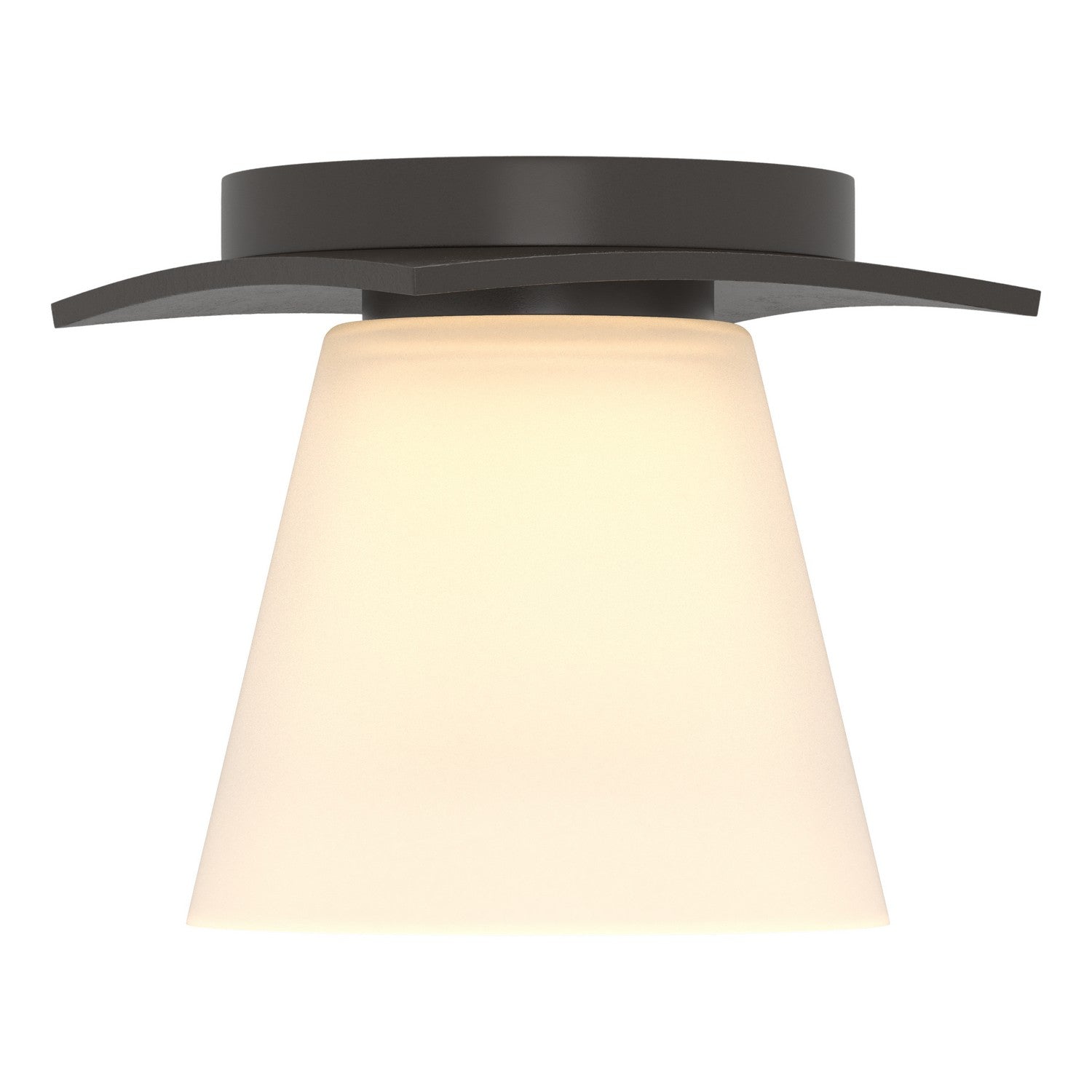 Hubbardton Forge - 126601-SKT-14-GG0242 - Wren Flush Mount - Wren - Oil Rubbed Bronze