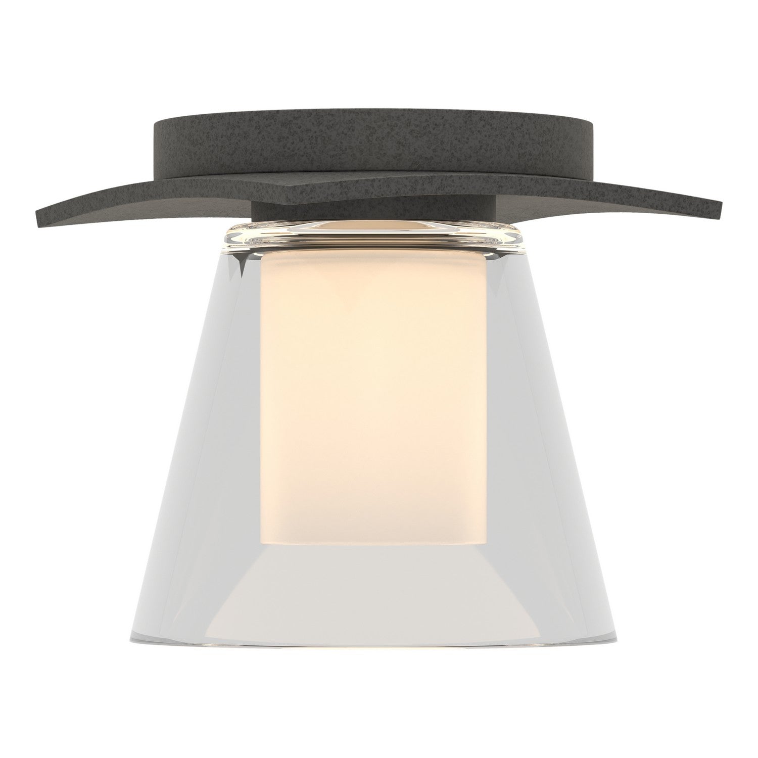 Hubbardton Forge - 126601-SKT-20-ZU0284 - Wren Flush Mount - Wren - Natural Iron
