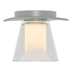 Hubbardton Forge - 126601-SKT-82-ZU0284 - One Light Semi-Flush Mount - Wren - Vintage Platinum