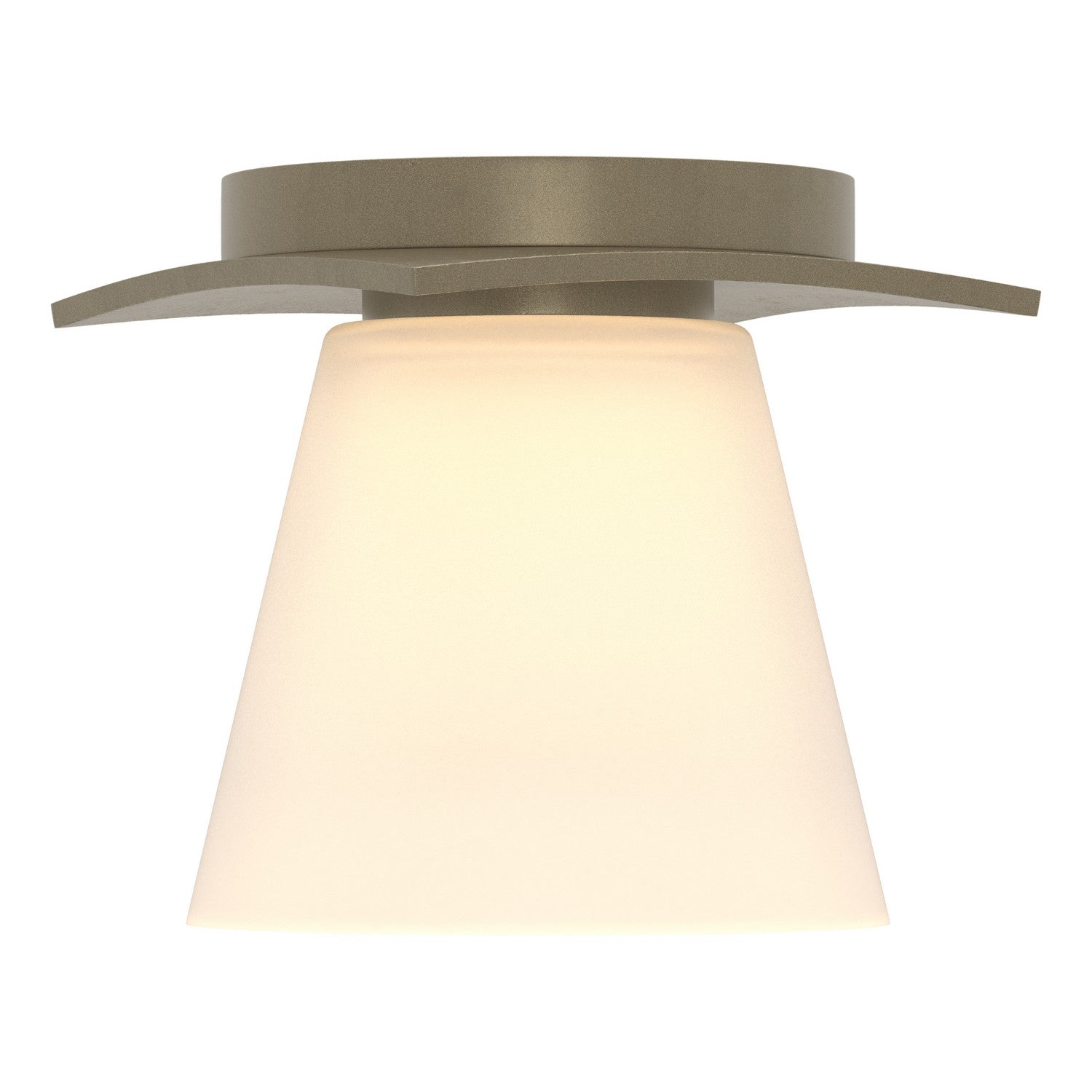 Hubbardton Forge - 126601-SKT-84-GG0242 - Wren Flush Mount - Wren - Soft Gold