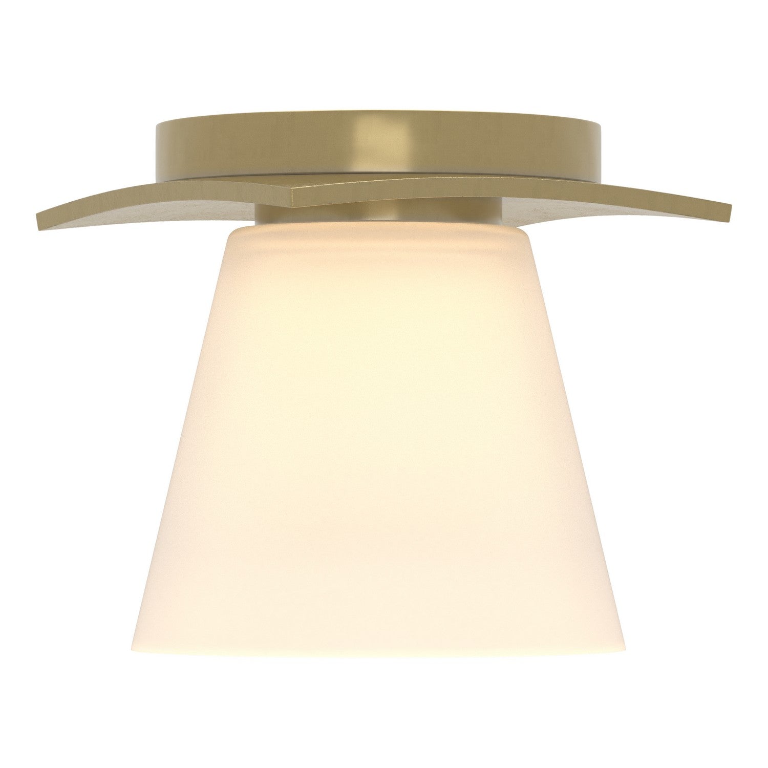 Hubbardton Forge - 126601-SKT-86-GG0242 - Wren Flush Mount - Wren - Modern Brass