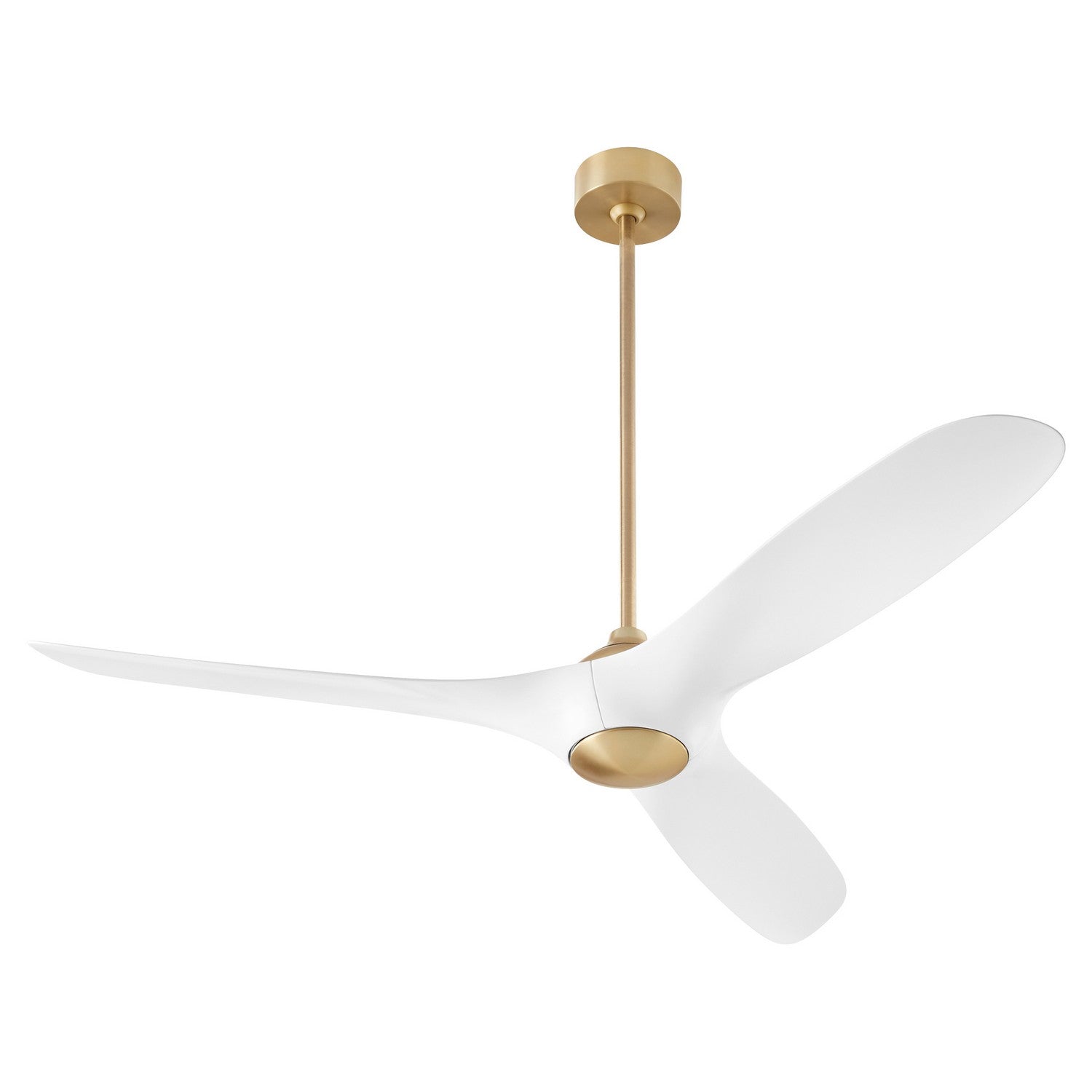 Oxygen - 3-122-640 - 56" Ceiling Fan - Province - Aged Brass / White