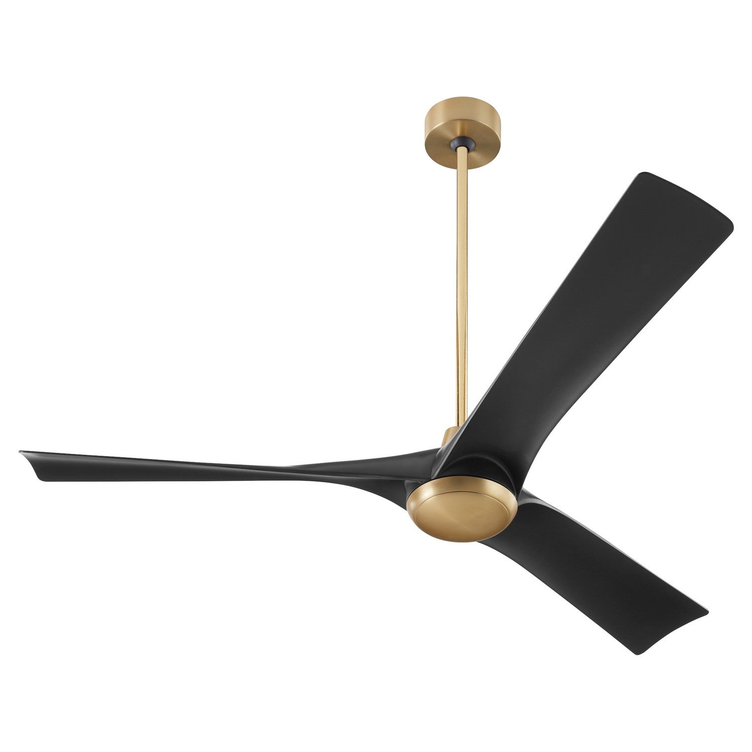 Oxygen - 3-123-1540 - 58" Ceiling Fan - Ridley - Aged Brass / Black