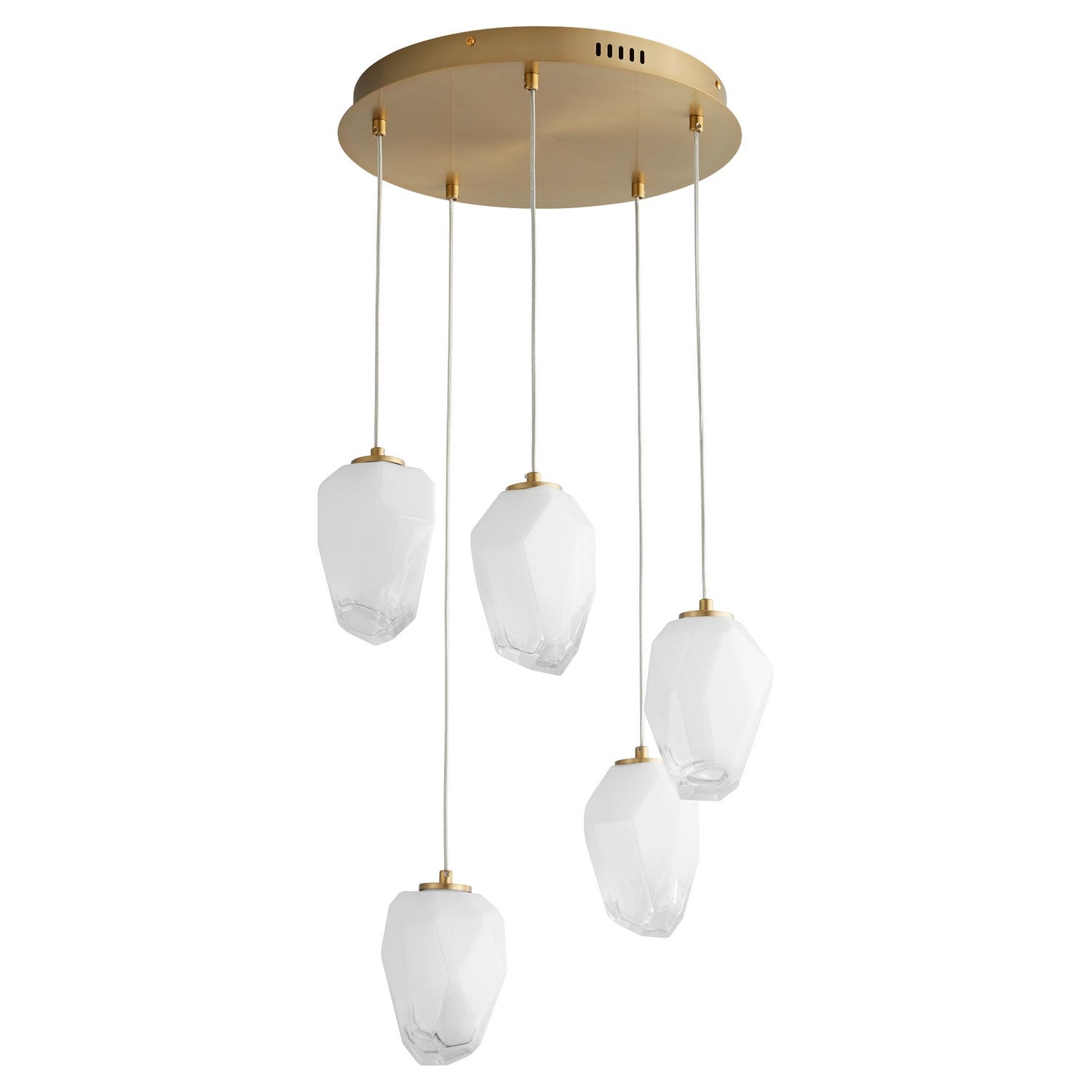 Oxygen - 3-810-40 - LED Pendant - Vivo - Aged Brass