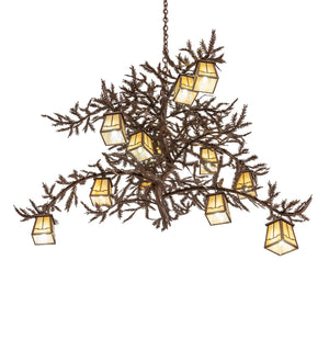 Meyda Tiffany - 256238 - 12 Light Chandelier - Pine Branch - Caf Noir