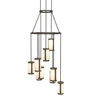 Meyda Tiffany - 257010 - Nine Light Chandelier - Cartier - Oil Rubbed Bronze