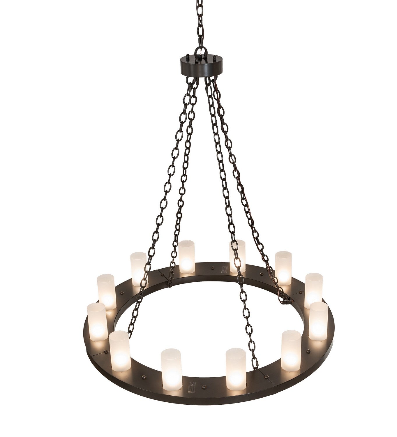 Meyda Tiffany - 259181 - 12 Light Chandelier - Loxley - Timeless Bronze