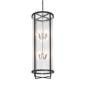 Meyda Tiffany - 259668 - Eight Light Pendant - Tryon - Old Wrought Iron