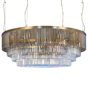 Meyda Tiffany - 260041 - LED Chandelier - Beckam - Natural Brass