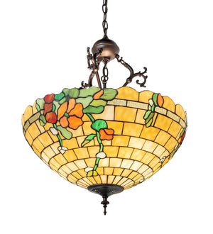 Meyda Tiffany - 262088 - Three Light Pendant - Duffner & Kimberly Hollyhock