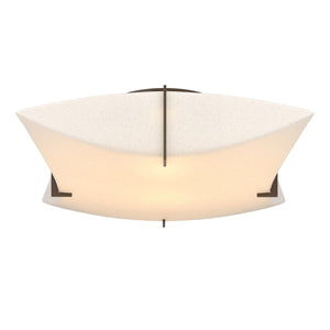 Hubbardton Forge - 126620-SKT-05-SH1999 - Two Light Semi-Flush Mount - Bento - Bronze