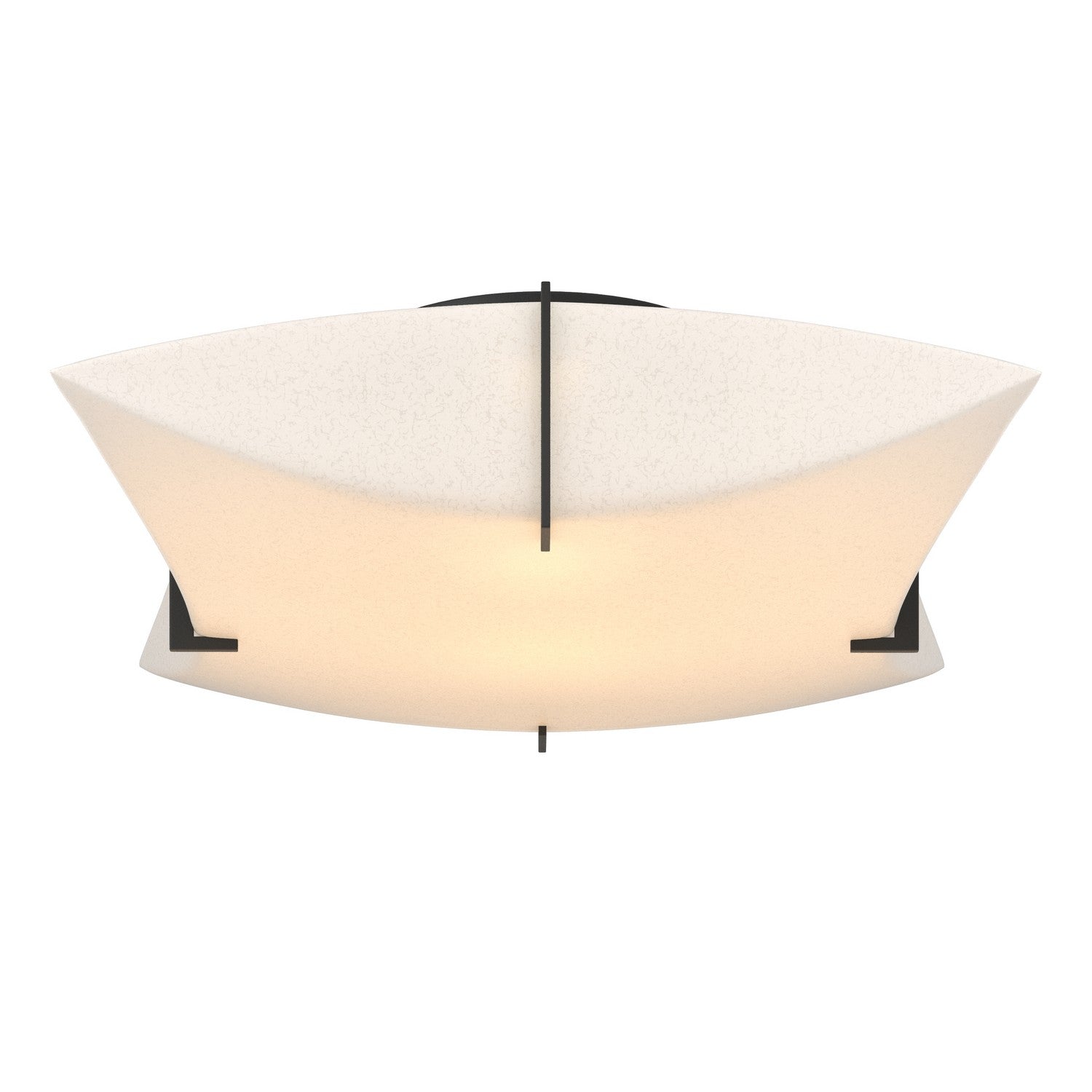 Hubbardton Forge - 126620-SKT-10-SH1999 - Bento Semi-Flush Mount - Bento - Black