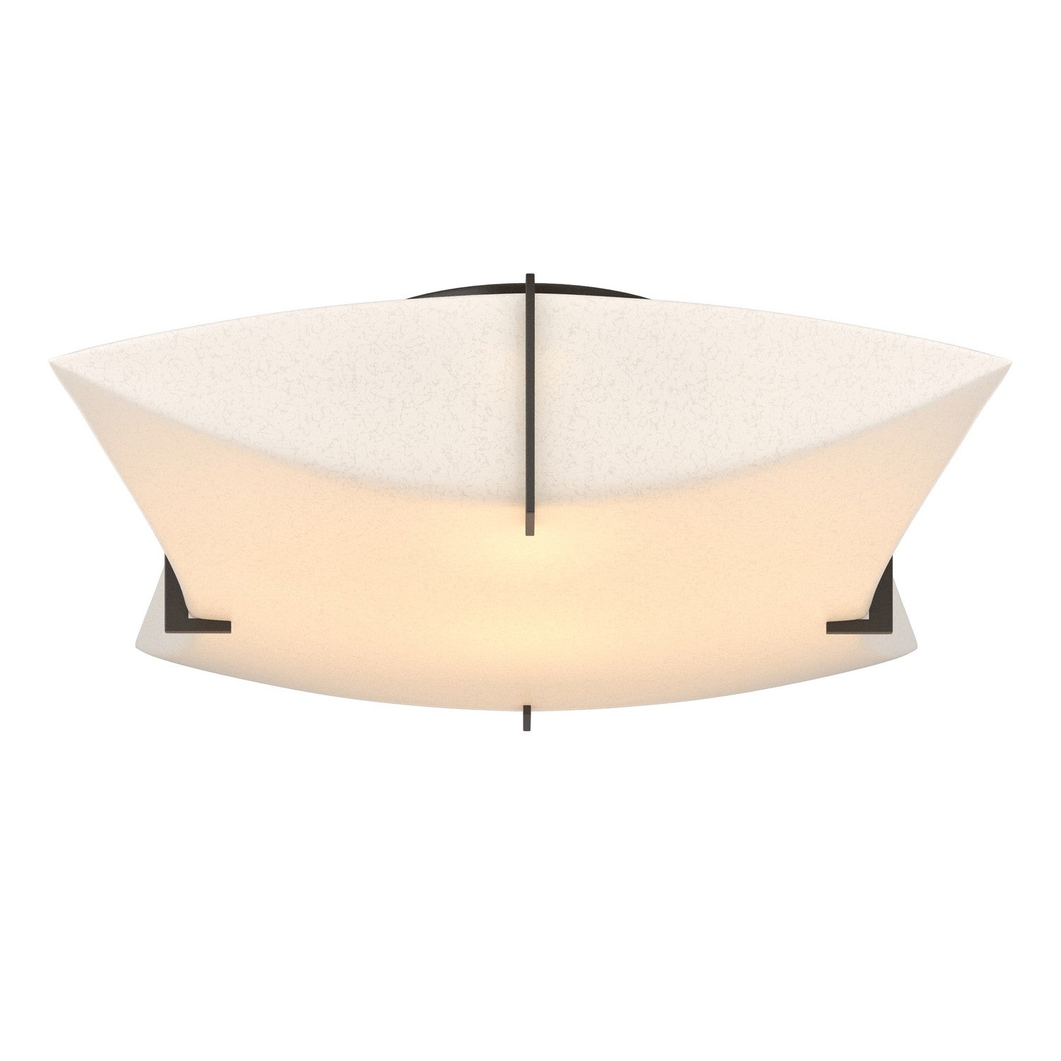 Hubbardton Forge - 126620-SKT-14-SH1999 - Bento Semi-Flush Mount - Bento - Oil Rubbed Bronze