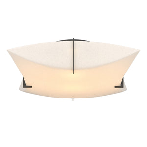 Hubbardton Forge - 126620-SKT-20-SH1999 - Two Light Semi-Flush Mount - Bento - Natural Iron