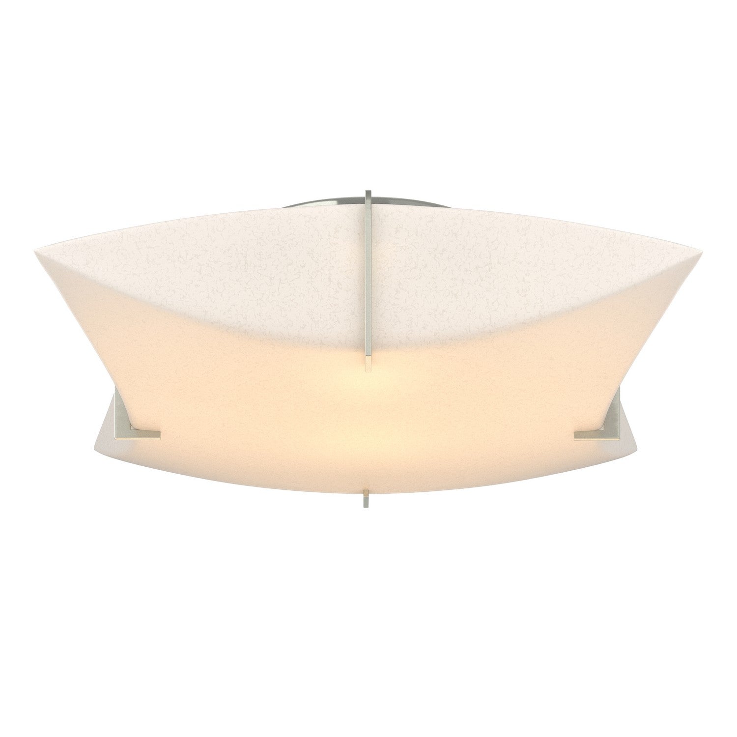 Hubbardton Forge - 126620-SKT-85-SH1999 - Two Light Semi-Flush Mount - Bento - Sterling