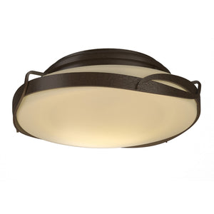 Hubbardton Forge - 126740-SKT-05-GG0097 - Two Light Flush Mount - Flora - Bronze