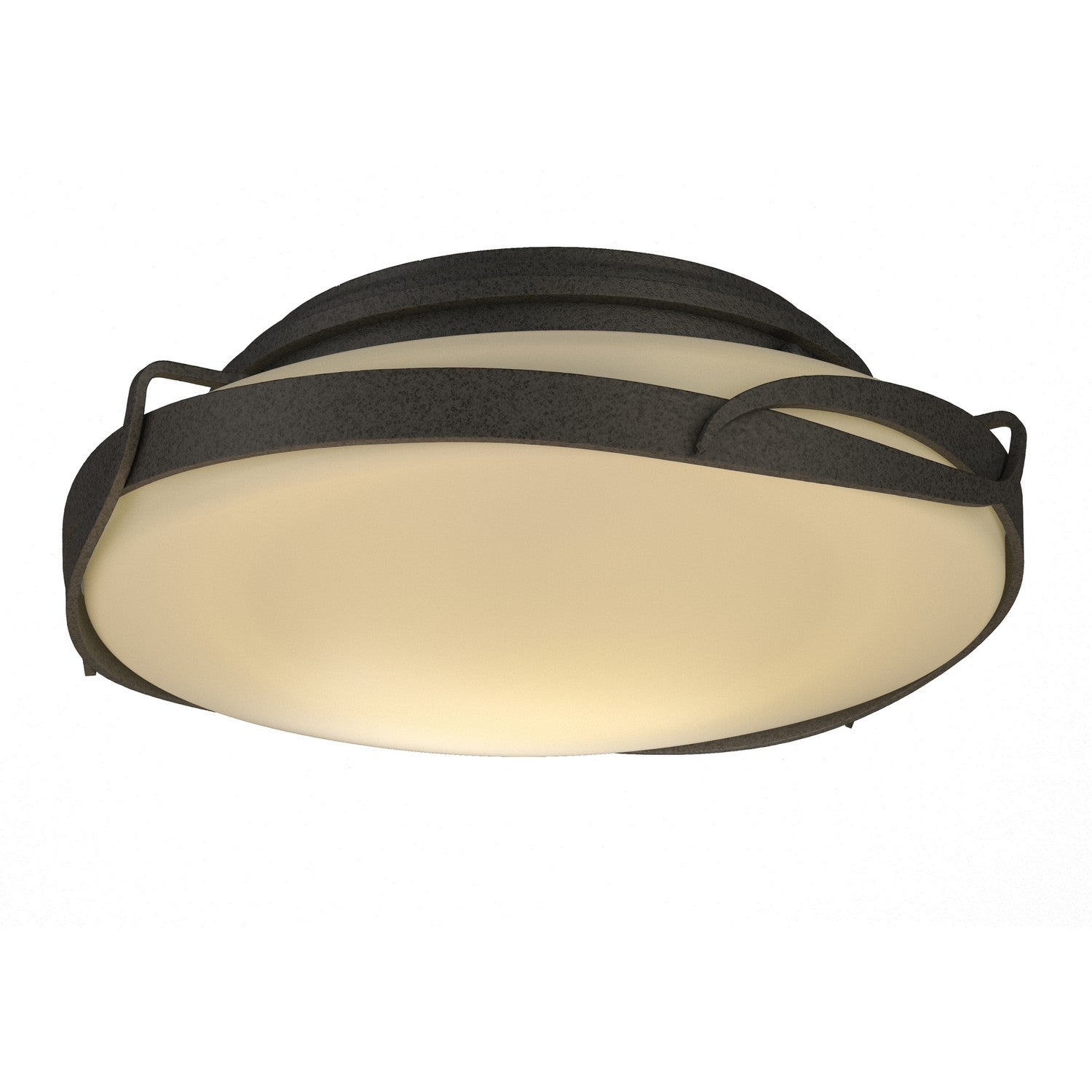 Hubbardton Forge - 126740-SKT-20-GG0097 - Two Light Flush Mount - Flora - Natural Iron