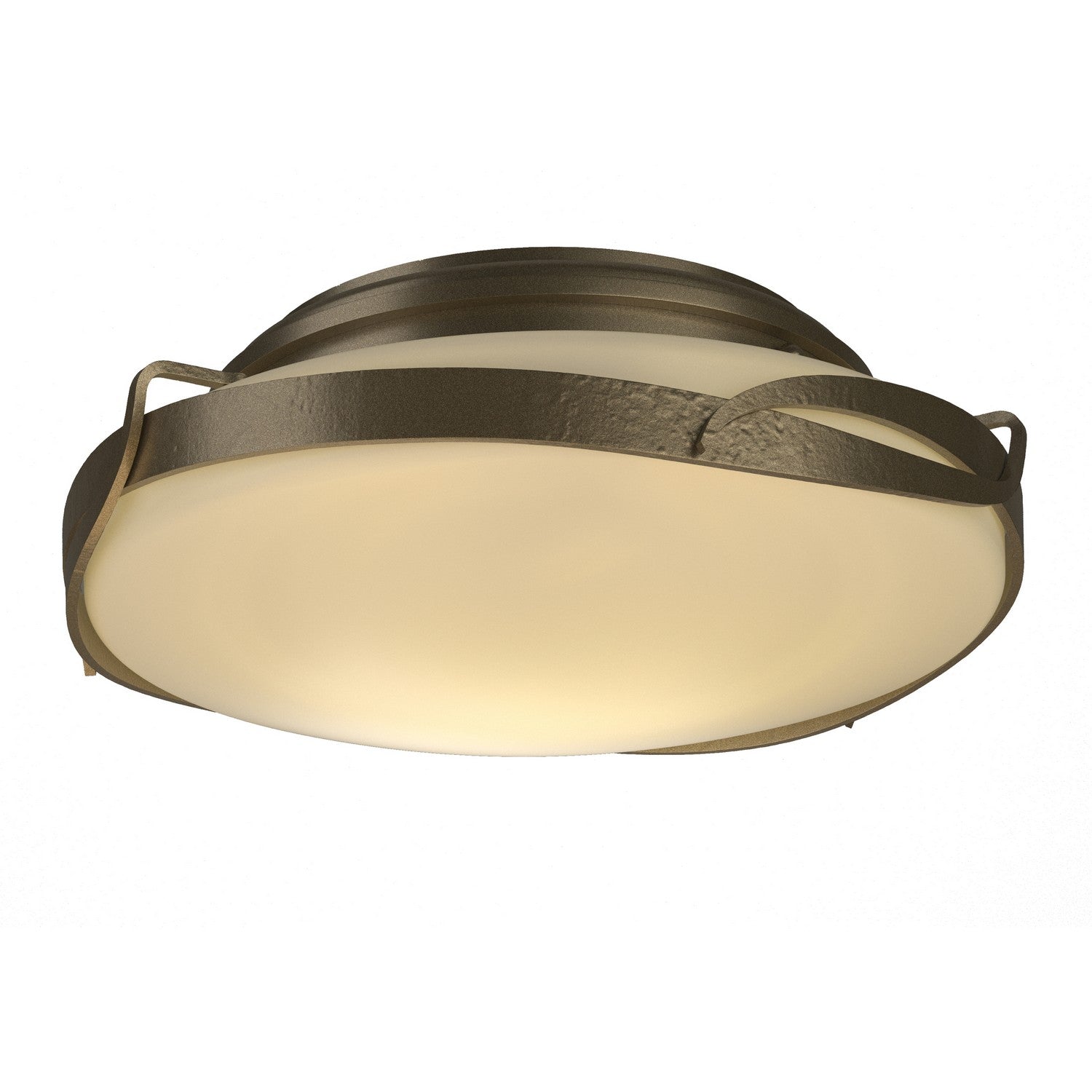 Hubbardton Forge - 126740-SKT-84-GG0097 - Two Light Flush Mount - Flora - Soft Gold