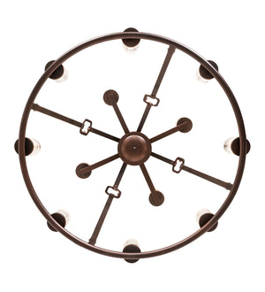 Meyda Tiffany - 260339 - 12 Light Chandelier - Loxley - Mahogany Bronze