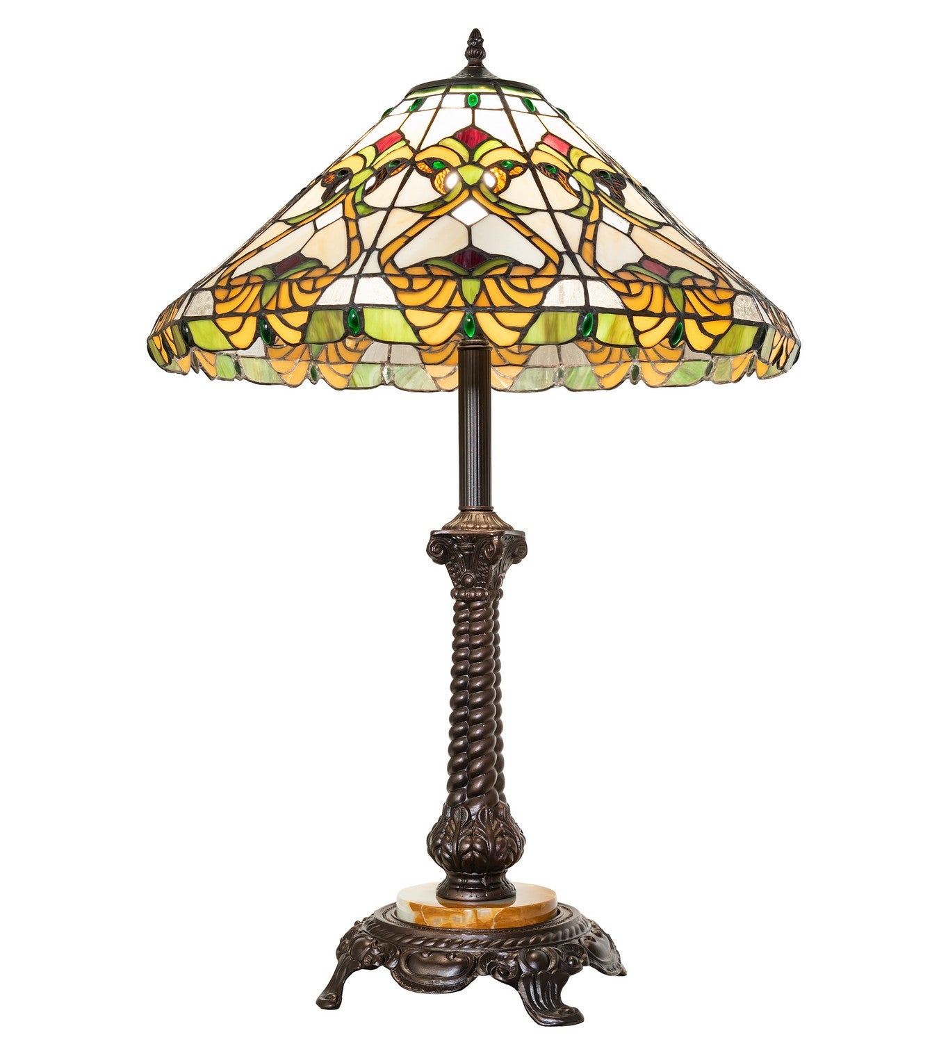 Meyda Tiffany - 264863 - 30" Table Lamp - Middleton - Mahogany Bronze