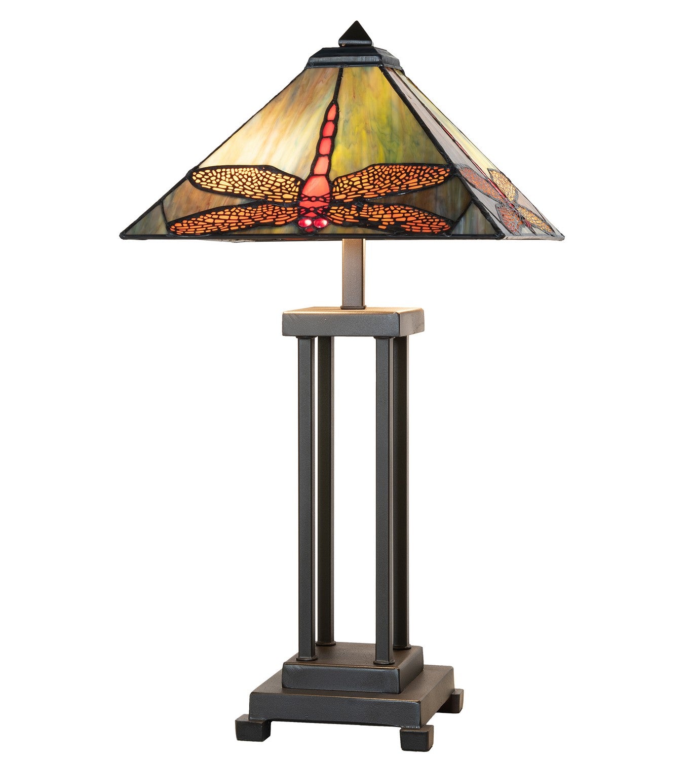 Meyda Tiffany - 265031 - Two Light Table Lamp - Prairie Dragonfly